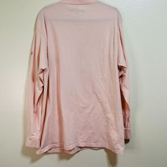 Attack on Titan Season 3 Men's Graphic Tee Big and Tall Size 2X Long Sleeve Pink - Picture 4 of 4